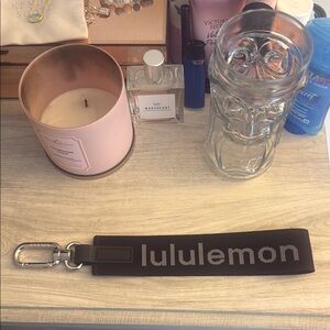 Lululemon Black Keychain